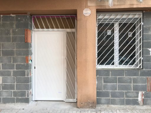 Reja de seguridad en puerta de entrada 