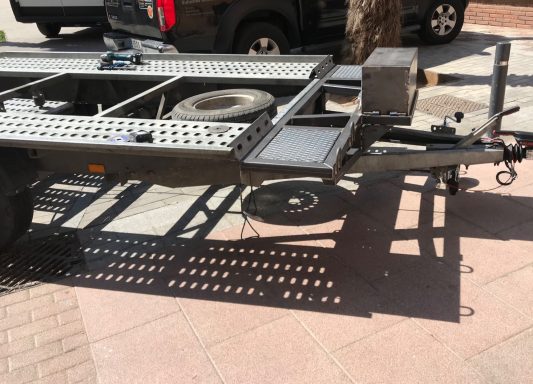 Ampliacion de remolque para transporte de coches 