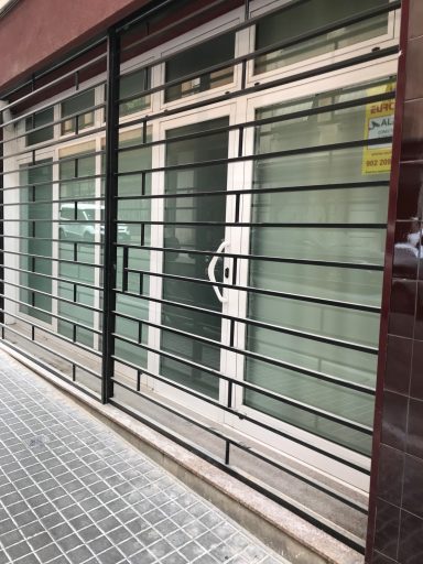 Reja corredera de hierro 